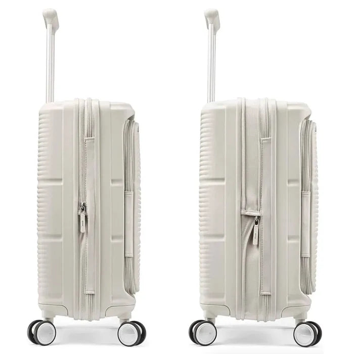 Samsonite Paralux 55 cm Expandable Carry-on Suitcase - Stone Grey