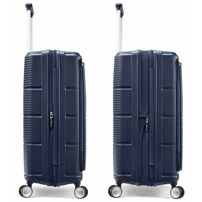 Samsonite Paralux 75 cm Expandable Front Opening Suitcase - Midnight Navy