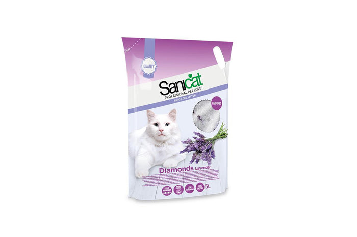 SaniCat Diamonds Lavender 5 L