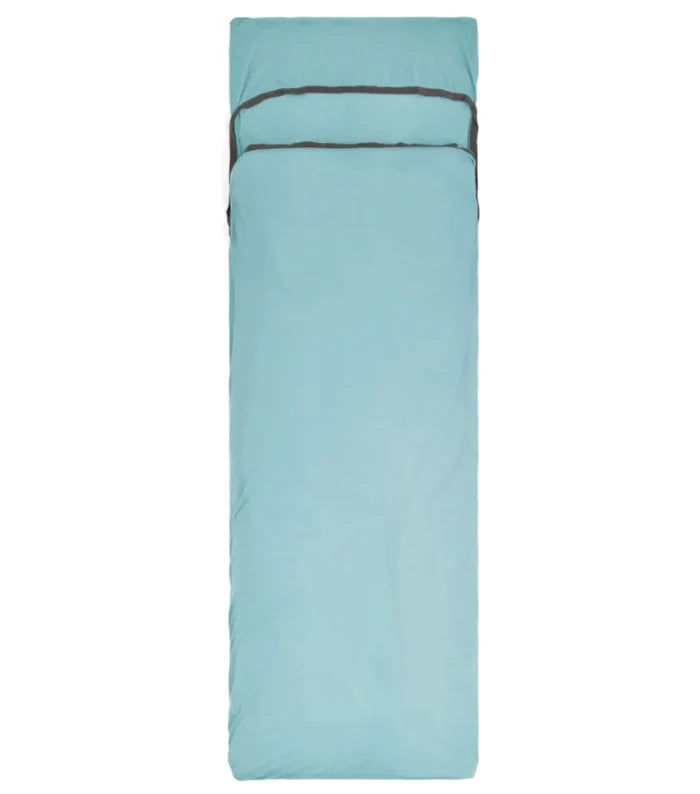 Sea To Summit Comfort Blend Sleeping Bag Liner - Rectangular with Pillow Sleeve - Blue