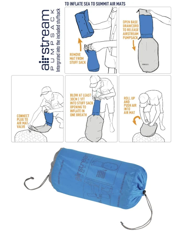 Sea to Summit Comfort Light ASC Insulated Women’s Sleeping Mat - Regular - Light Blue