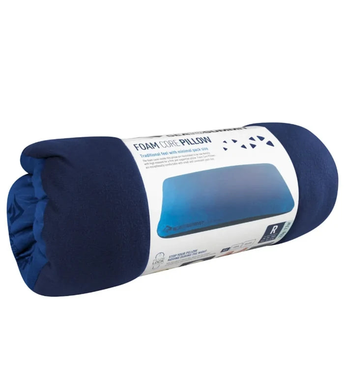 Sea to Summit Foam Core Pillow - Large - Navy Blue