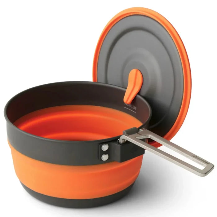 Sea To Summit Frontier Ultralight Collapsible 1L Pot - Orange