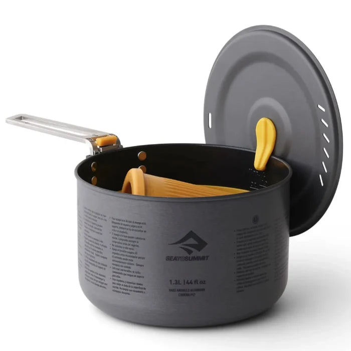 Sea To Summit Frontier Ultralight One 1.3L Pot Cook Set - 3 Piece (Yellow)