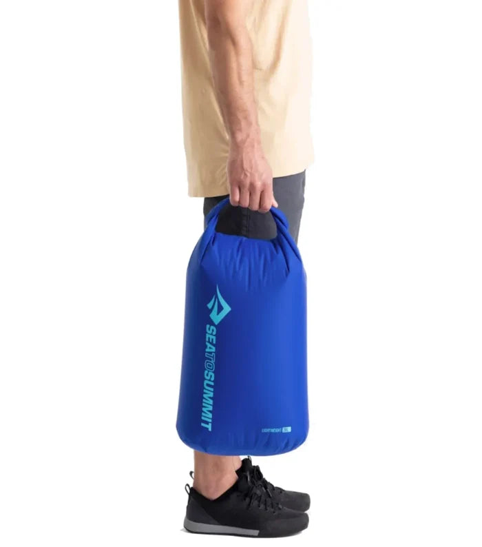 Roll-top closure secured with the patented Field Repair Buckle for a reliable seal