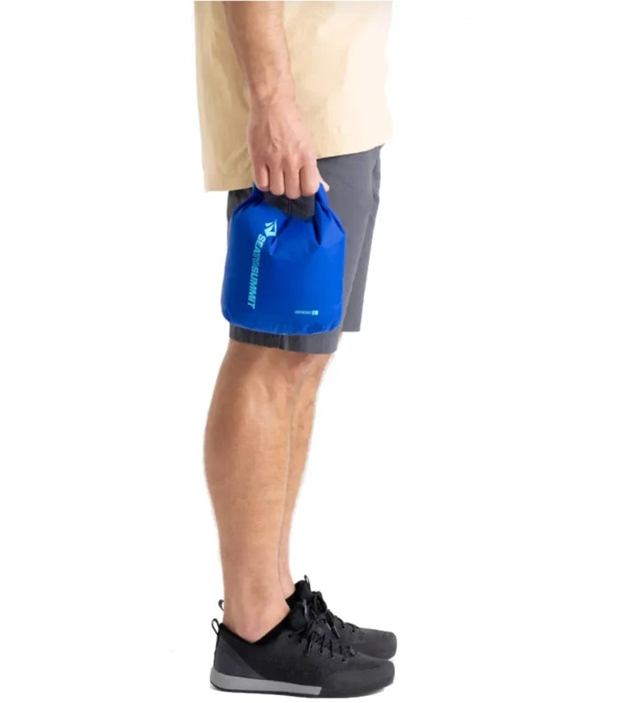Roll-top closure secured with the patented Field Repair Buckle for a reliable seal