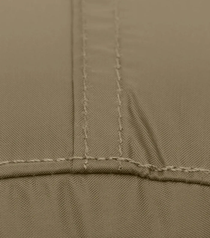 Reinforced stitching on all stress points and overlocked fabric edges for added strength