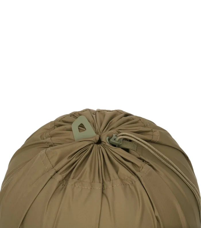 Unique tear-proof drawcord throat with two super-strong hypalon pull-tabs for easy operation