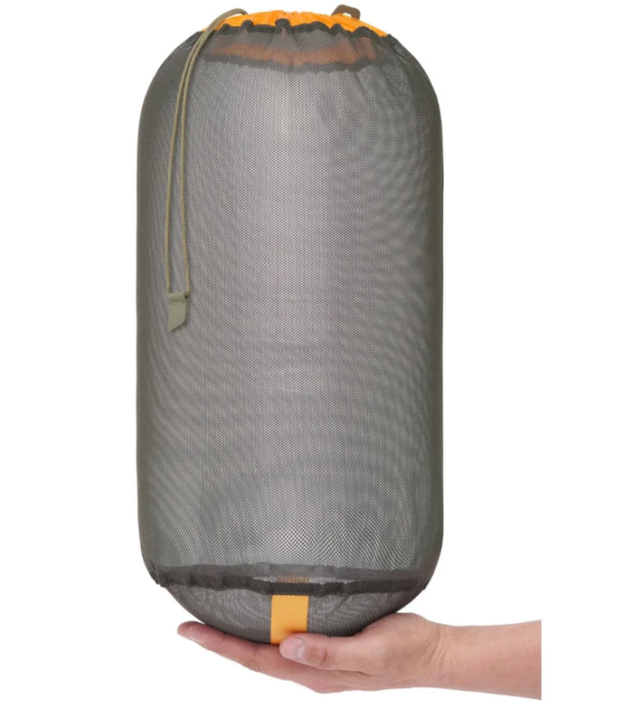 Ultra-lightweight and strong 75D multi- filament nylon mesh with a 30D Ultra-Sil throat