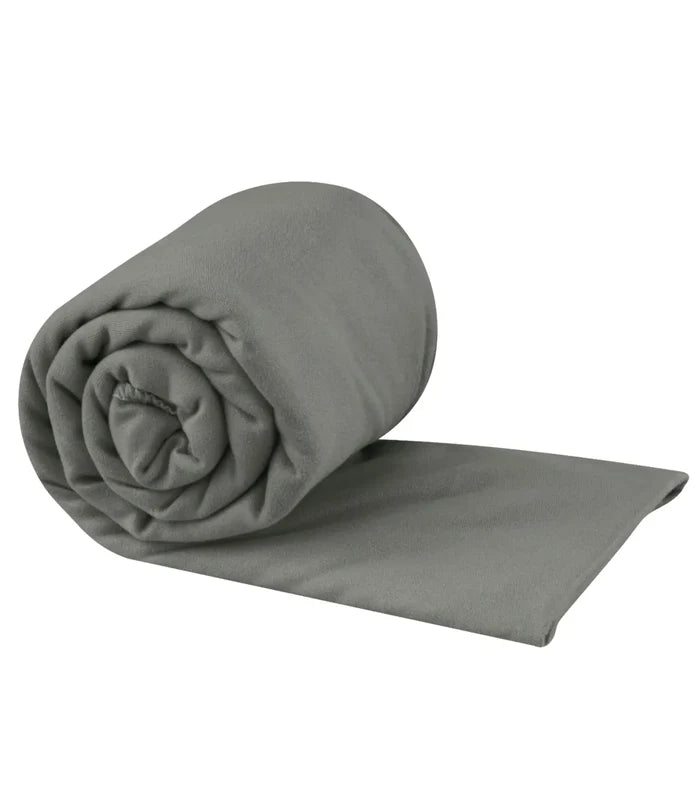 Sea to Summit Pocket Towel (Anti-Bacterial Treated) Large - Grey