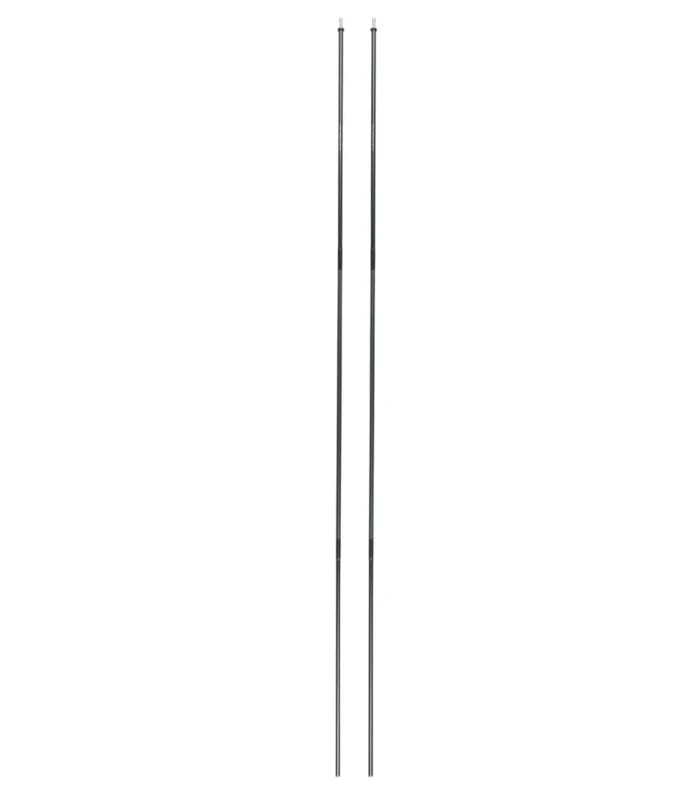 Set includes two poles that extend to 1.25m