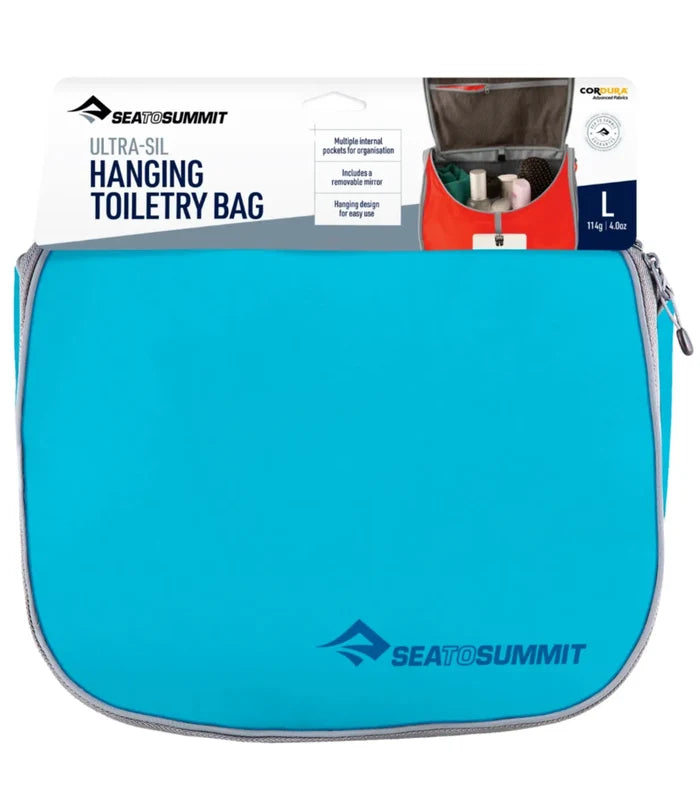 Sea To Summit Ultra-Sil Hanging Toiletry Bag Large - Blue Atoll