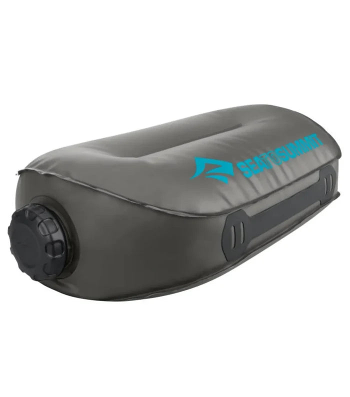 Strong RF welded 3D shape with internal baffle for ease of use and compact packing