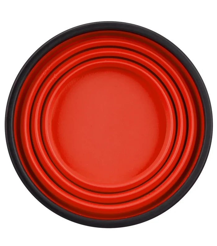 Calibrated ridges act as a measuring cup
