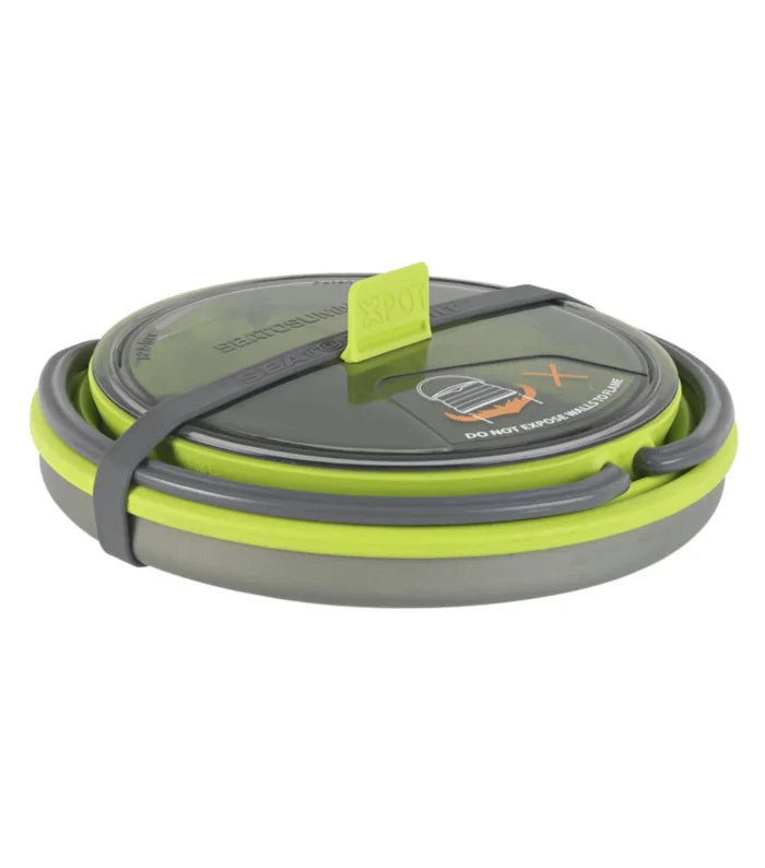 Sea to Summit X-Set 11 - 1.3L X-Pot Collapsible Kettle 2 X-Mugs - Lime - Storage Sack Included