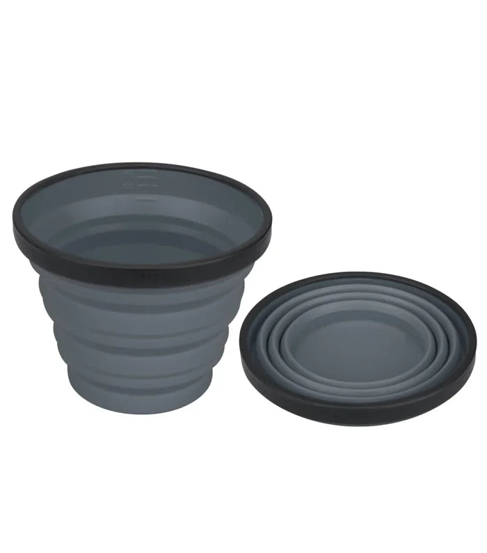 Sea to Summit X-Set 11 - 1.3L X-Pot Collapsible Kettle 2 X-Mugs - Lime - Storage Sack Included