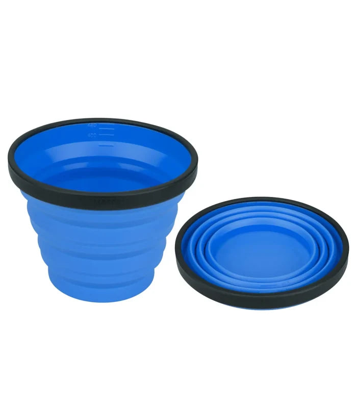 Sea to Summit X-Set 11 - 1.3L X-Pot Collapsible Kettle 2 X-Mugs - Lime - Storage Sack Included