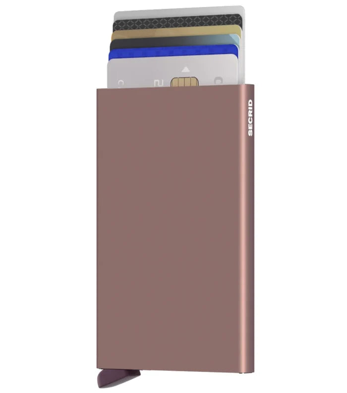 Mechanism inside slightly separates your cards, preventing damage to chips and magnetic strips