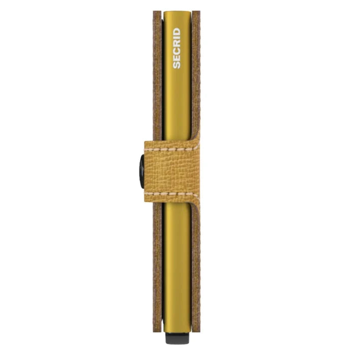 Secrid Miniwallet Compact RFID Wallet - Crisple Ochre
