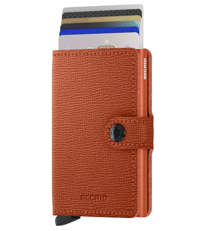 Secrid Miniwallet Compact RFID Wallet - Crisple Pumpkin