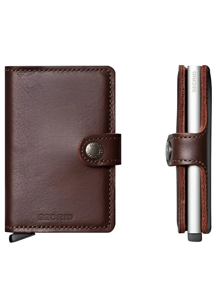 Secrid : Miniwallet - Compact Wallet - Dark Brown