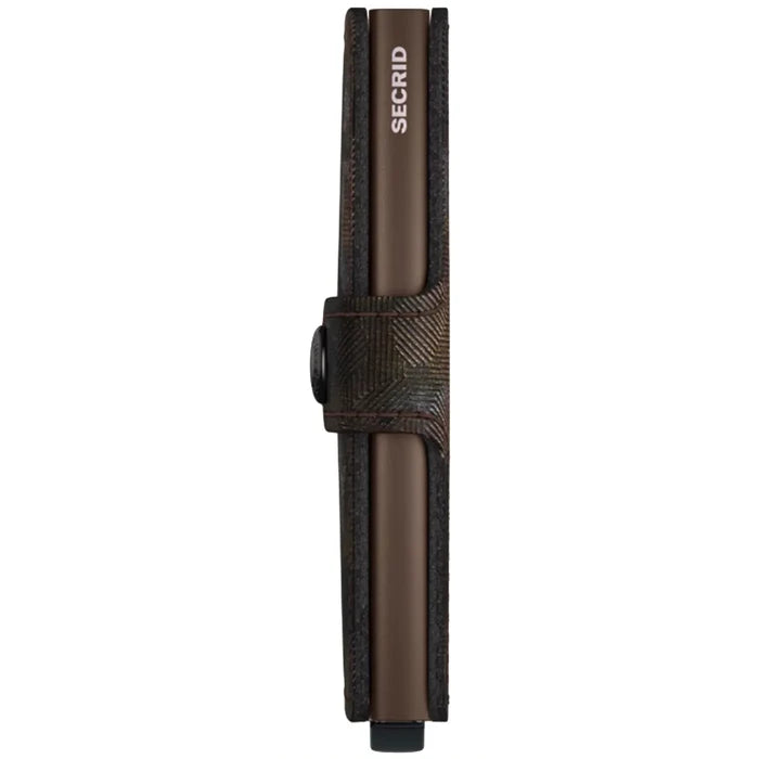 Secrid Miniwallet Compact RFID Wallet - Jungle Brown