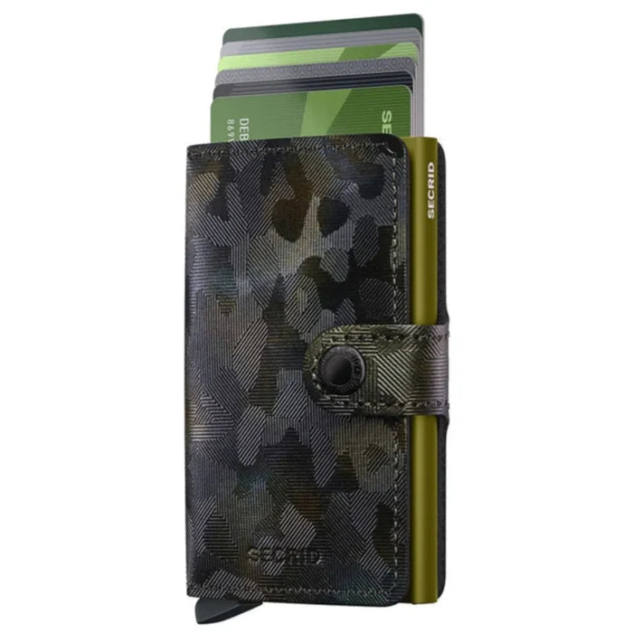 Secrid Miniwallet Compact RFID Wallet - Jungle Moss
