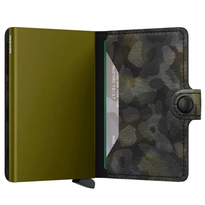 Secrid Miniwallet Compact RFID Wallet - Jungle Moss
