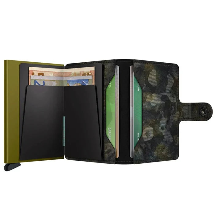 Secrid Miniwallet Compact RFID Wallet - Jungle Moss