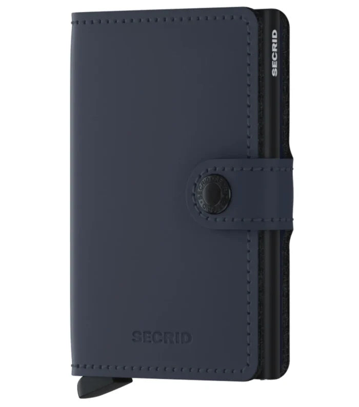 Secrid Miniwallet Compact RFID Wallet - Matte Night Blue