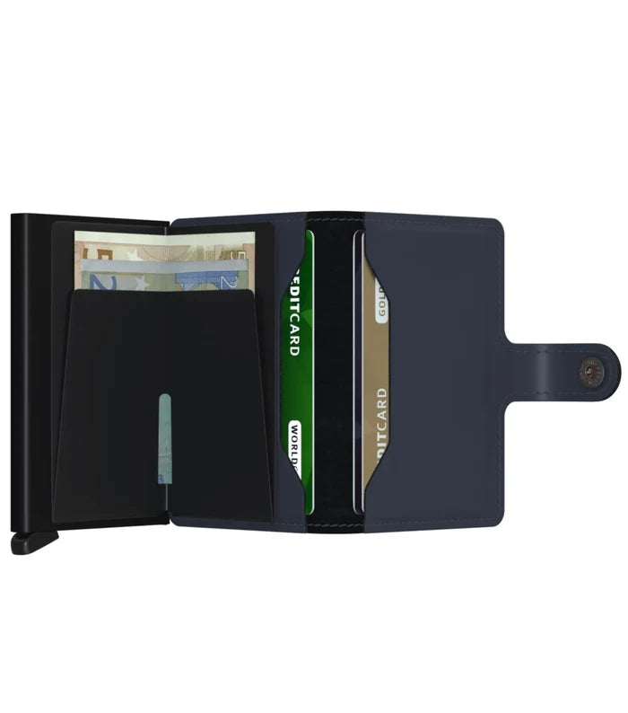 Secrid Miniwallet Compact RFID Wallet - Matte Night Blue