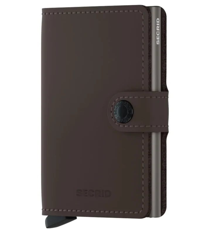 Secrid Miniwallet Compact RFID Wallet - Matte Truffle