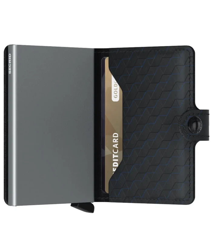 Secrid Miniwallet Compact RFID Wallet - Optical Black Titanium