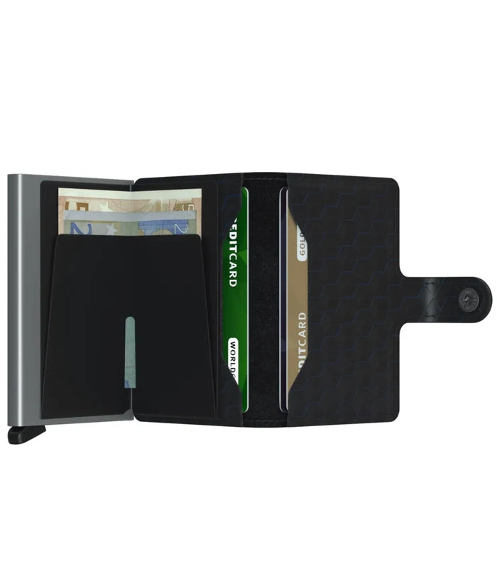 Secrid Miniwallet Compact RFID Wallet - Optical Black Titanium
