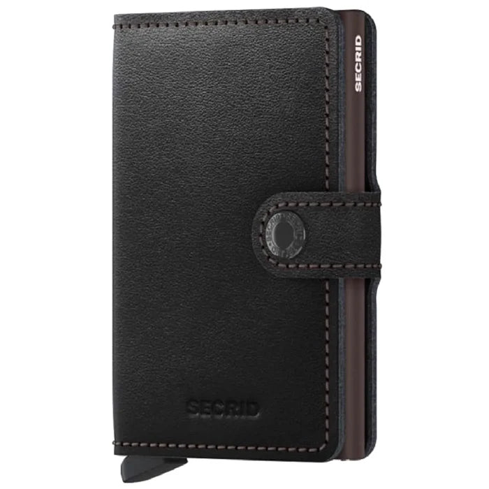 Secrid Miniwallet Compact RFID Wallet - Original Black / Brown