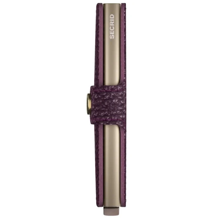 Secrid Miniwallet Compact RFID Wallet - Pebble Grape