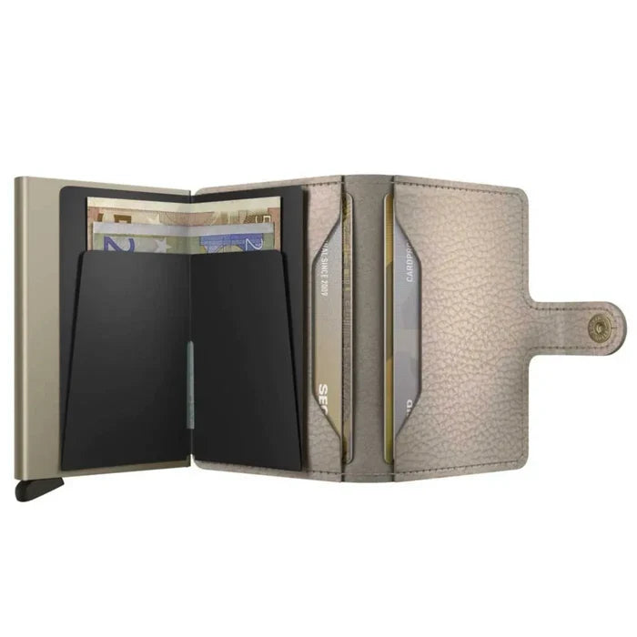 Secrid Miniwallet Compact RFID Wallet - Pebble Latte