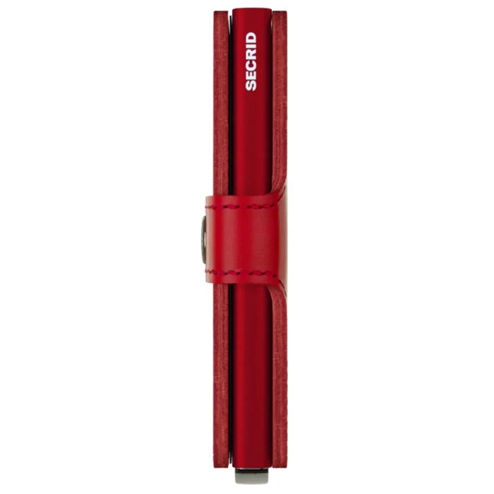 Secrid Miniwallet Compact RFID Wallet - Red Red