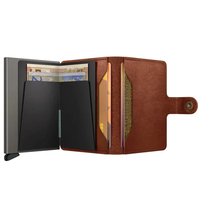 Secrid Miniwallet Compact RFID Wallet - Texano Saddle
