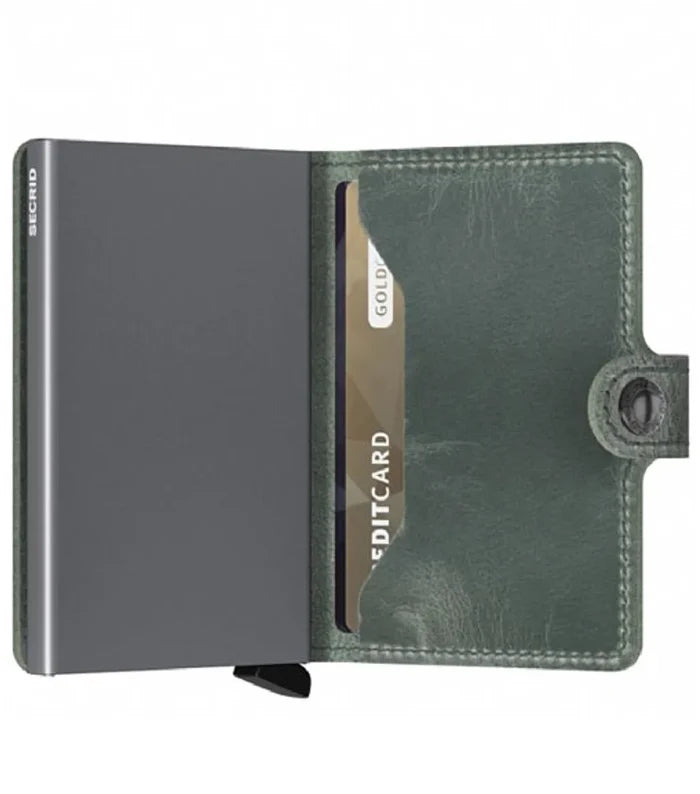 Secrid Miniwallet Compact RFID Wallet - Vintage Sage