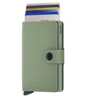 Secrid Miniwallet Compact RFID Wallet - Yard Powder Pistachio