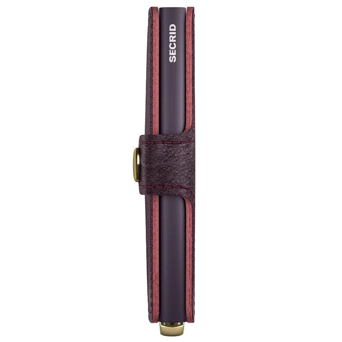 Secrid Premium+ Miniwallet Compact RFID Wallet - Basco Bordeaux