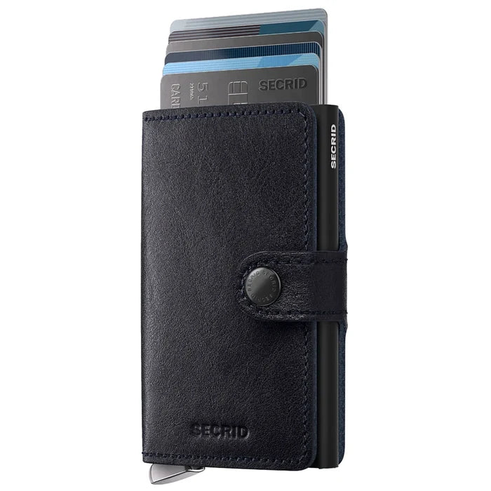 Secrid Premium+ Miniwallet Compact RFID Wallet - Basco Ink