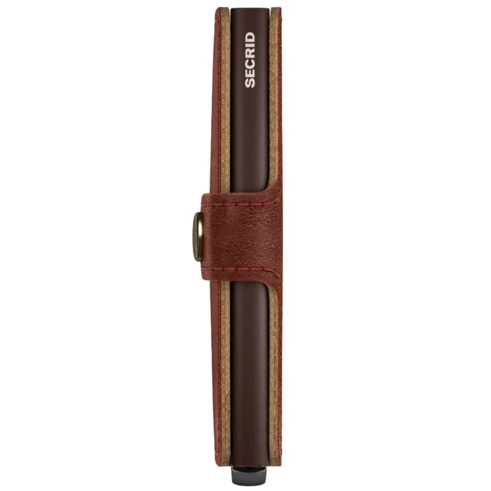 Secrid Premium+ Miniwallet Compact RFID Wallet - Basco Whiskey