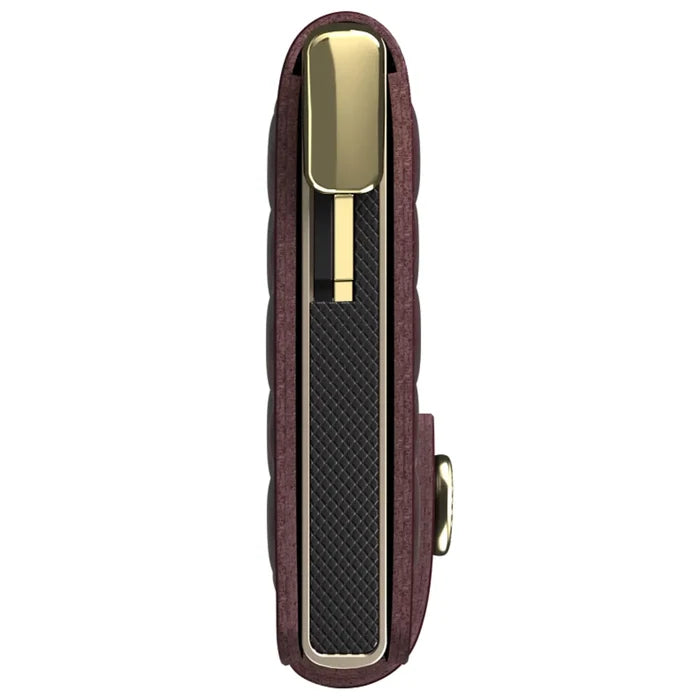 Secrid Premium+ Miniwallet Compact RFID Wallet - Emboss Diamond Bordeaux+