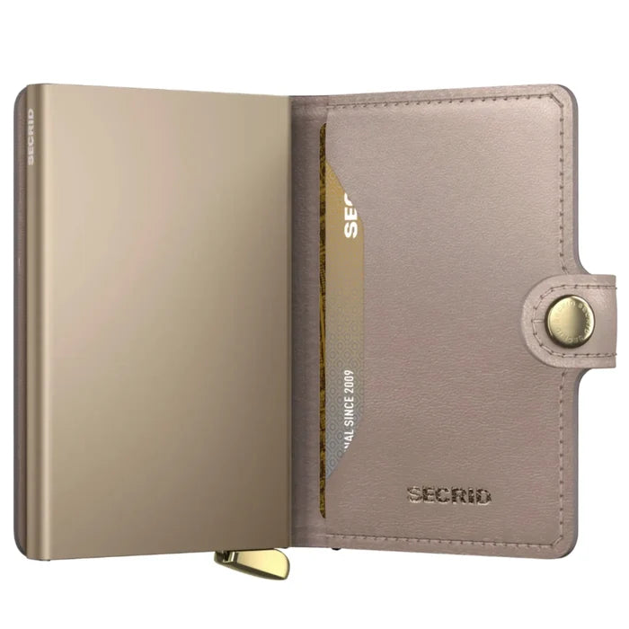 Secrid Premium+ Miniwallet Compact RFID Wallet - Emboss Diamond Chalk+