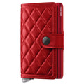 Secrid Premium Miniwallet Compact RFID Wallet - Emboss Diamond Red