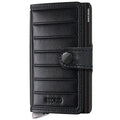 Secrid Premium+ Miniwallet Compact RFID Wallet - Emboss Lines Black+