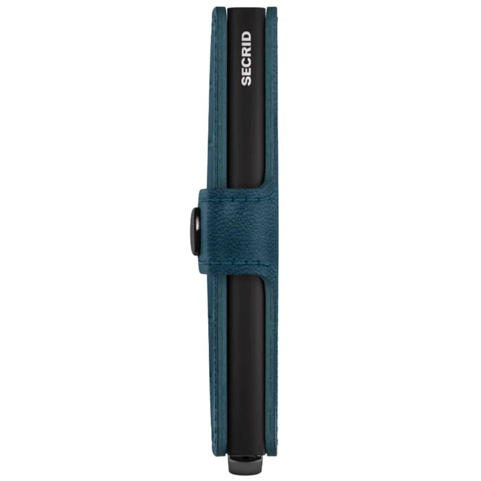 Secrid Premium+ Miniwallet Compact RFID Wallet - Emboss Lines Teal+