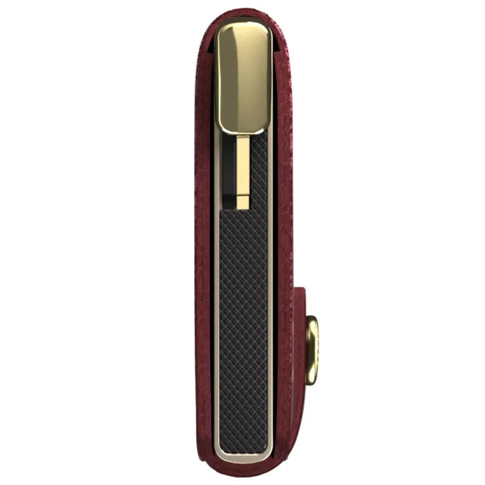 Secrid Premium+ Miniwallet Compact RFID Wallet - Naplak Red